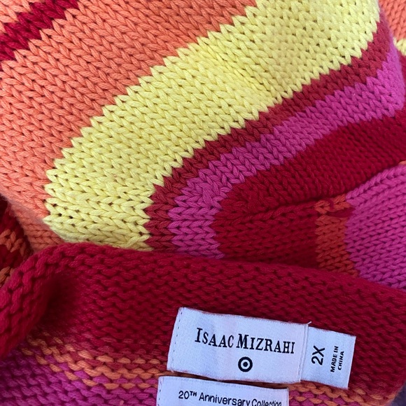 Isaac Mizrahi  Mutli Color Sweater Anniversary Collection Size 2X - Picture 7 of 9